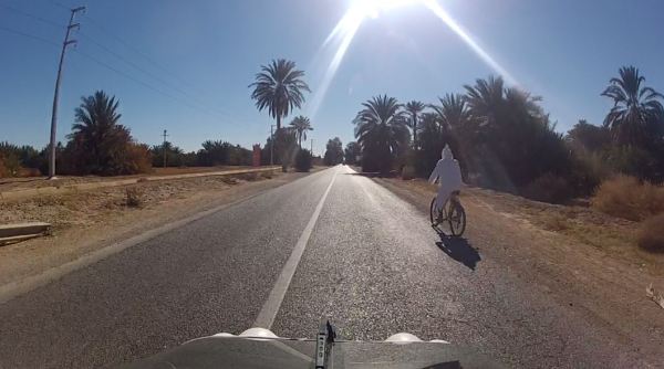 Gespenstfahrradfahrer